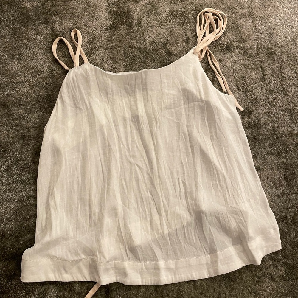 Free people silk tank. Only wore once.